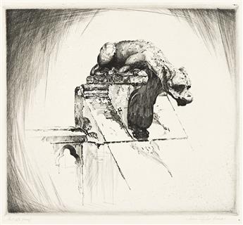 JOHN TAYLOR ARMS Three etchings from the Gargoyle Series.